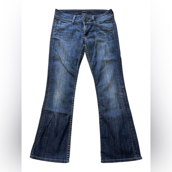 Hudson Jeans Denim - Hudson Jeans Women's Cropped Flare in Deep Blue